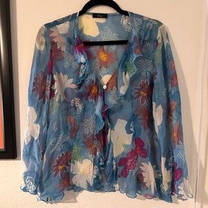 Y2K Flowy Blouse